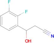 3-(2,3-Difluorophenyl)-3-hydroxypropanenitrile