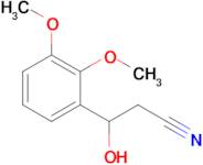 3-(2,3-Dimethoxyphenyl)-3-hydroxypropanenitrile