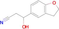 3-(2,3-Dihydrobenzofuran-5-yl)-3-hydroxypropanenitrile