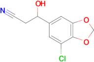 3-(7-Chlorobenzo[d][1,3]dioxol-5-yl)-3-hydroxypropanenitrile