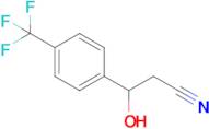 3-Hydroxy-3-(4-(trifluoromethyl)phenyl)propanenitrile