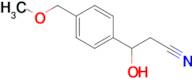 3-Hydroxy-3-(4-(methoxymethyl)phenyl)propanenitrile