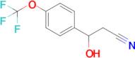 3-Hydroxy-3-(4-(trifluoromethoxy)phenyl)propanenitrile