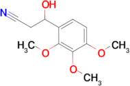 3-Hydroxy-3-(2,3,4-trimethoxyphenyl)propanenitrile