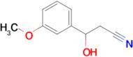 3-Hydroxy-3-(3-methoxyphenyl)propanenitrile