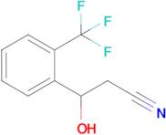 3-Hydroxy-3-(2-(trifluoromethyl)phenyl)propanenitrile