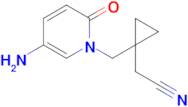 2-(1-((5-Amino-2-oxopyridin-1(2h)-yl)methyl)cyclopropyl)acetonitrile