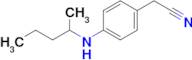 2-(4-(Pentan-2-ylamino)phenyl)acetonitrile