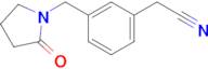 2-(3-((2-Oxopyrrolidin-1-yl)methyl)phenyl)acetonitrile