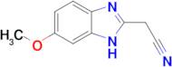 2-(6-methoxy-1H-1,3-benzodiazol-2-yl)acetonitrile