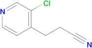 3-(3-Chloropyridin-4-yl)propanenitrile