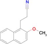 3-(2-Methoxynaphthalen-1-yl)propanenitrile