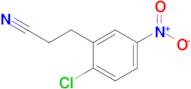 3-(2-Chloro-5-nitrophenyl)propanenitrile