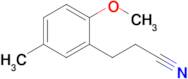 3-(2-Methoxy-5-methylphenyl)propanenitrile