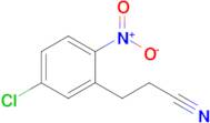 3-(5-Chloro-2-nitrophenyl)propanenitrile