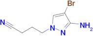 4-(3-Amino-4-bromo-1h-pyrazol-1-yl)butanenitrile