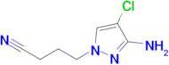 4-(3-Amino-4-chloro-1h-pyrazol-1-yl)butanenitrile