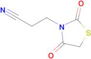 3-(2,4-Dioxothiazolidin-3-yl)propanenitrile