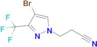 3-(4-Bromo-3-(trifluoromethyl)-1h-pyrazol-1-yl)propanenitrile