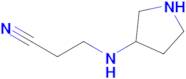 3-(Pyrrolidin-3-ylamino)propanenitrile