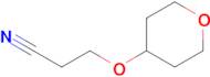 3-((Tetrahydro-2h-pyran-4-yl)oxy)propanenitrile