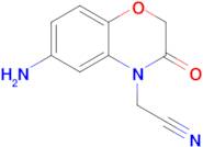 2-(6-Amino-3-oxo-2,3-dihydro-4h-benzo[b][1,4]oxazin-4-yl)acetonitrile