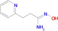 (Z)-n'-hydroxy-3-(pyridin-2-yl)propanimidamide