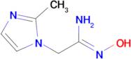 (Z)-n'-hydroxy-2-(2-methyl-1h-imidazol-1-yl)acetimidamide
