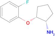 (1s,2r)-2-(2-Fluorophenoxy)cyclopentan-1-amine