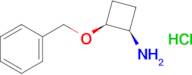 (1r,2s)-2-(Benzyloxy)cyclobutan-1-amine hydrochloride