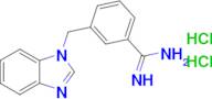 3-((1h-Benzo[d]imidazol-1-yl)methyl)benzimidamide dihydrochloride
