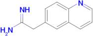 2-(Quinolin-6-yl)acetimidamide