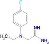 2-(Ethyl(4-fluorophenyl)amino)acetimidamide