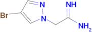 2-(4-Bromo-1h-pyrazol-1-yl)acetimidamide