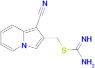 (1-Cyanoindolizin-2-yl)methyl carbamimidothioate