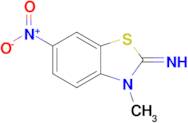 3-Methyl-6-nitrobenzo[d]thiazol-2(3h)-imine