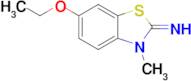 6-Ethoxy-3-methylbenzo[d]thiazol-2(3h)-imine