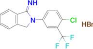 2-(4-Chloro-3-(trifluoromethyl)phenyl)isoindolin-1-imine hydrobromide