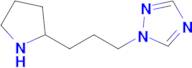 1-(3-(Pyrrolidin-2-yl)propyl)-1h-1,2,4-triazole