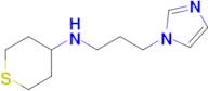 n-(3-(1h-Imidazol-1-yl)propyl)tetrahydro-2h-thiopyran-4-amine