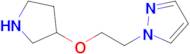 1-(2-(Pyrrolidin-3-yloxy)ethyl)-1h-pyrazole