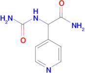 2-(Pyridin-4-yl)-2-ureidoacetamide