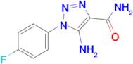 5-Amino-1-(4-fluorophenyl)-1h-1,2,3-triazole-4-carboxamide