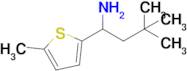 3,3-Dimethyl-1-(5-methylthiophen-2-yl)butan-1-amine