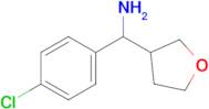 (4-Chlorophenyl)(tetrahydrofuran-3-yl)methanamine