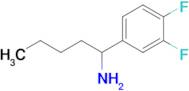 1-(3,4-Difluorophenyl)pentan-1-amine