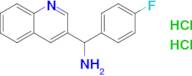 (4-Fluorophenyl)(quinolin-3-yl)methanamine dihydrochloride