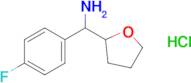 (4-Fluorophenyl)(tetrahydrofuran-2-yl)methanamine hydrochloride