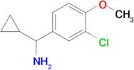 (3-Chloro-4-methoxyphenyl)(cyclopropyl)methanamine