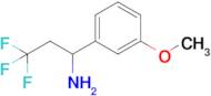 3,3,3-Trifluoro-1-(3-methoxyphenyl)propan-1-amine